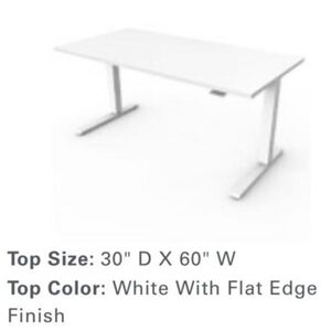 White Office Desk (Table Top. Legs Are Also On Page) Messsge To Bundle